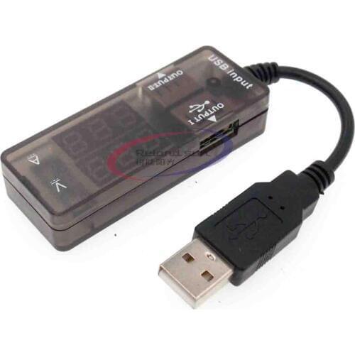 New Portable Pocket Voltage Current Meter Charger LED Digital Dual USB Charger Doctor Tester Power Detector HR Voltmeter Ammeter