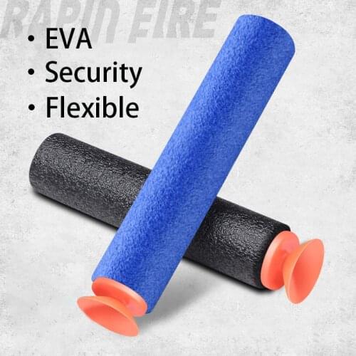 50/100Pcs 7.2cm EVA Soft Bullets for Nerf Hollow Hole Head Refill Darts Outdoor Toy Boys Gun for Series Blasters Children Gifts