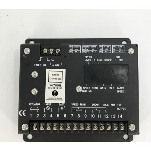 S6700H generator speed governor