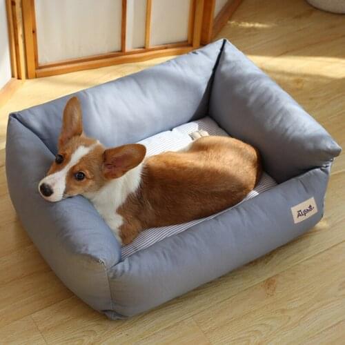 Super Soft and Fluffy Comfortable Cat and Dog House Pet Dog Bed Warm Winter Pet Dog Bed Large Dog Cat Soft Sofa Cushion
