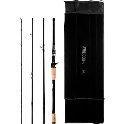 Carbon Fishing Rod 2.1m 2.4m 2.7m 3m Bait Casting Fishing Rod Travel Casting Rod Fast Action Fishing Rod Pole 5-25g lure weight