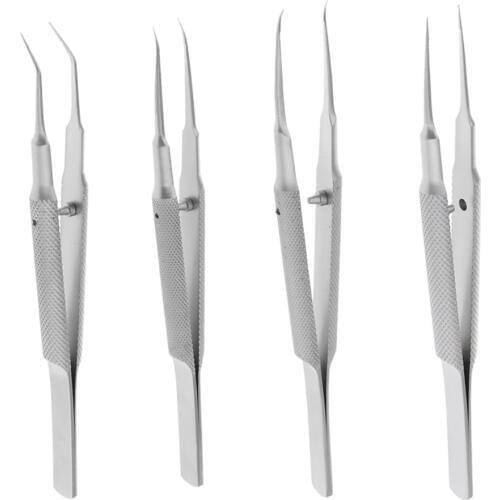 High Quality Micro Precision Forceps Tweezers Fine Point Tips for Ophthalmic Eye Instrument - 11cm Ophthalmic Precision Tweezer