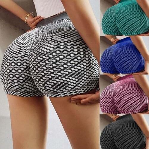 Women Sport Shorts Yoga Clothing Gym High Waist Push Up for Ladies Shorts Leggings Fitness Seamless Hip Lift Tight Sportswear