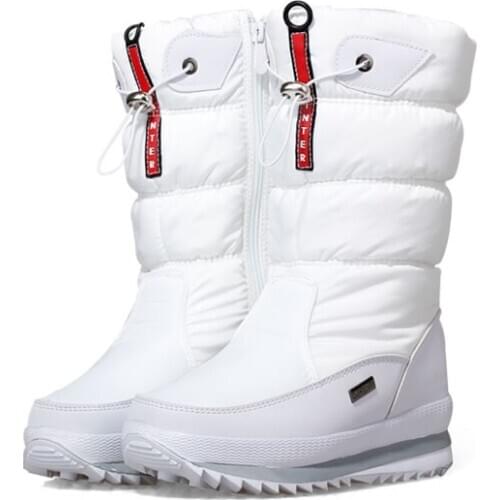 KIDS girls winter platform waterproof hiking boots women ultra-light non-slip windproof thermal snow boots botas mujer for -40c