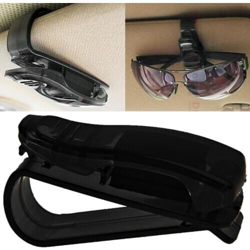 1PCS Car Sun Visor Glasses Sunglasses Receipt Card Clip Storage Holder Adjusts to hold any eyeglasses securely Soft pad jaws