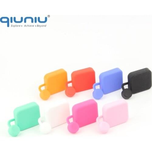 QIUNIU For GoPro Accessories Rubber Silicone Protective Lens Cap Cover Housing Case Cover Replacement for Go Pro Hero 4 Hero 3