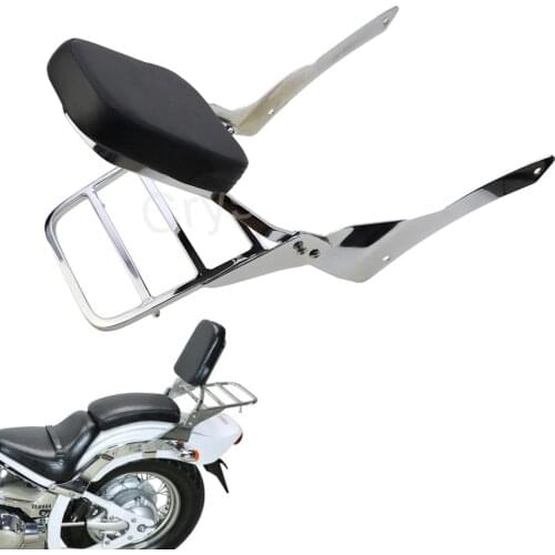Rear Backrest Sissy Bar Luggage Rack Support Trunk Holder For Yamaha V-Star Vstar Dragstar 400 650 Classic 1998 1999 2000-2014