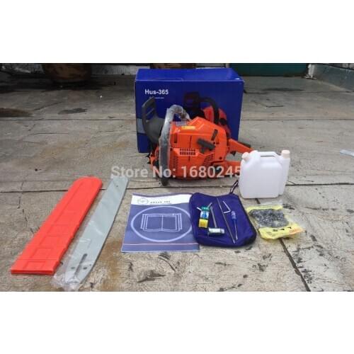 Gasoline chainsaw HUS365 Gasoline CHAIN SAW ,65CC 3.4kw CHAIN SAW, Heavy Duty Chainsaw with 18"Blade