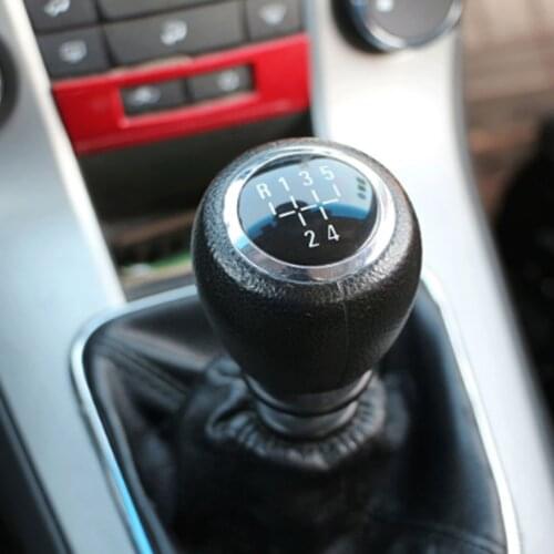 Gear Shift Knob Lever Stick for Chevrolet Chevy Cruze 2008 2009 2010 2011 2012 MT Handle Gaiter Boot Cover Case 5 6 Speed