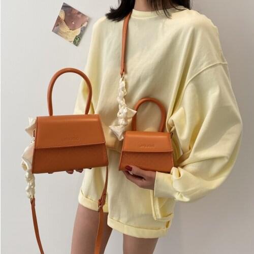 FANTASY 2021 Summer Newest Satin Shoulder Strap Gentlewoman Style Messenger Bags For Ladies Luxury Branded Wild Leather Handbags