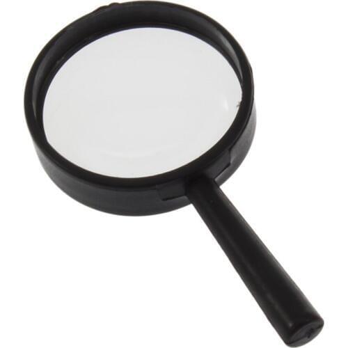 Mini Pocket Magnifying Glass Handheld Magnifier 5X Portable Magnifying Loupe Reading Glass Lens For Book Reading Coins
