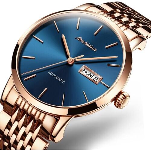 Fashion Business Watchs Automatic Mechanical Watch Business Simple Ultra Thin Mens Watch 8812
