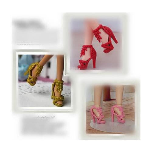 1/6 New Original multiple Colorful Doll Accessories Fashion Sneaker Flat Shoes Genuine Sandals Shoes for Barbie Doll Shoes