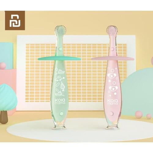 Original Xiaomi Mijia kola Kids Silicone Tooth Mi brush 2 Colors to Choose Protection Gums Wear High Temperature Aging Resistant
