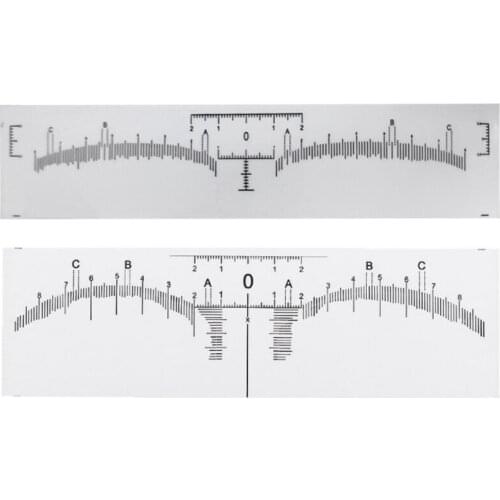 Disposable Adhesive Eyebrow Ruler Guide Sticker Tape Semi-permanent Tattoo Template Measure Beauty Tool