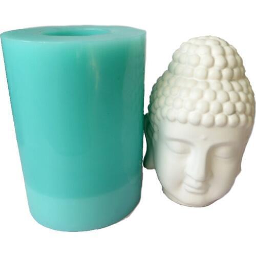 Przy SN0047 Silicone Mold Candle Mold Resin Clay Mould Aroma Stone Moulds Handmade DIY Craft Silicone Buddha Moulds Big Size