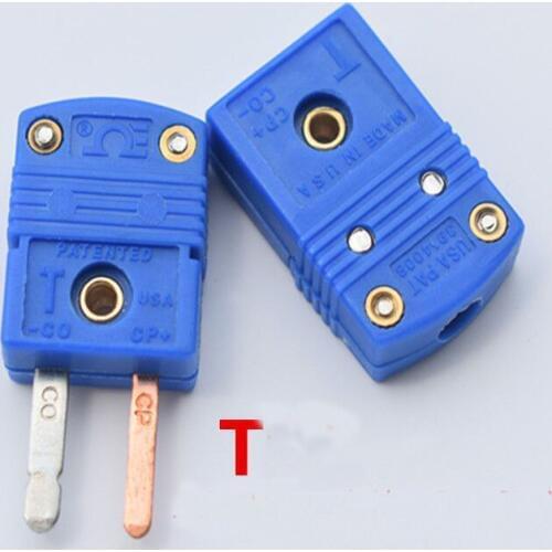 10set SMPW-T-M/F SMPW-T-M SMPW-F Female male T type socket connector Thermocouple plug original T Type Thermocouple