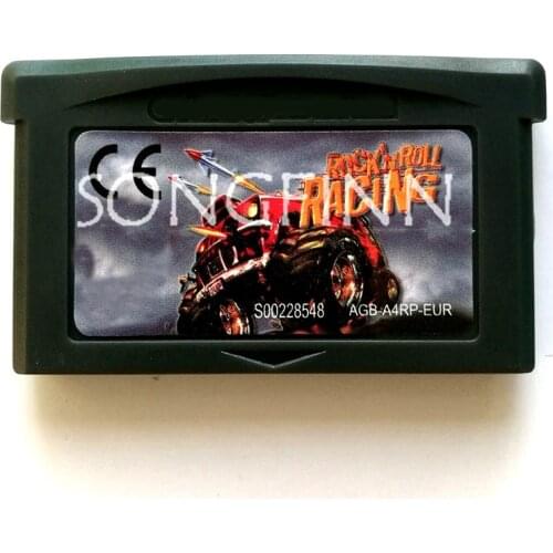 Rock 'n' Roll Racing Memory Cartridge Card for 32 Bit Video Game Console Accessories