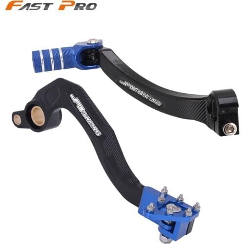 Motorcycle CNC Shifter Shift Pedal Lever Rear Foot Brake Pedal Lever For YAMAHA YZ450F YZF450 2014 2015 2016 Dirt Bike