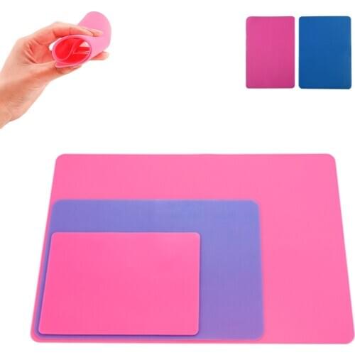 1pcs S/M/L Silicone Mat Waterproof Placemat Table Protector Mat Easy to Clean Epoxy Resin Tools for DIY Jewelry Making Bracelet