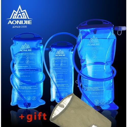 AONIJIE 1L/1.5L/2L/3L Outdoor Cycling Running Foldable TPU Water Bag Sport Hydration Bladder For Camping Hiking Climbing