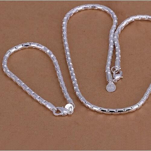 S079 925 Hot Selling Silver Color Jewelry Sets For Women Fashion Jewelry Set Round /ajkajara Avcajmja