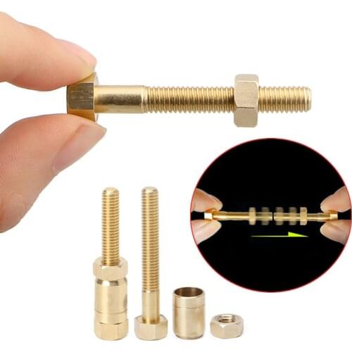 Nut Off Bolt Screw Magic Trick Micro Psychic Super Ultimate Rotating Close-Up Magic Props Easy To Do Magic Illusion G8229