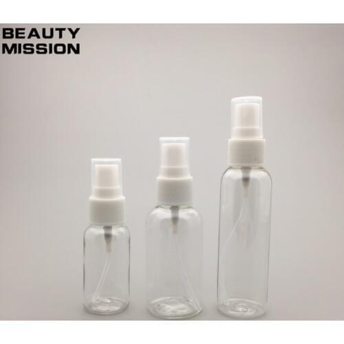 30ml / 50ml / 60ml Portable Spray Refillable Perfume Bottle Atomizer Empty Bottles Plastic Cosmetic Containers Travel Case
