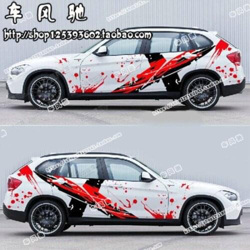 Car stickers FOR BMW X1 body stickers garland car body exterior decoration personalized decals modification