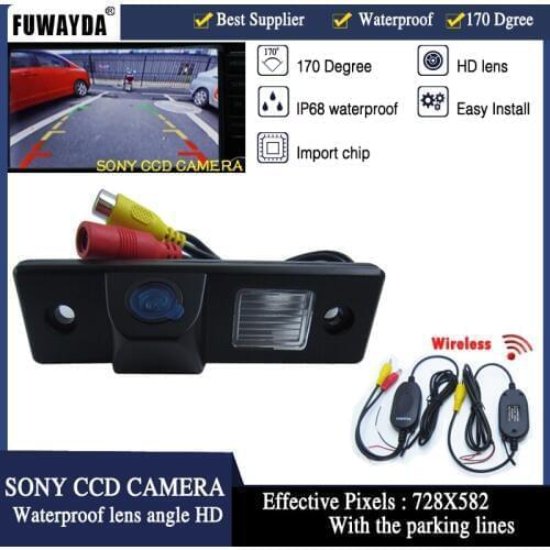 FUWAYDA Wireless FOR SONY CCD Car Rear View Reverse Backup CAMERA for CHEVROLET Epica/Lova/Aveo/Captiva/Lacetti/Cruze/Matiz