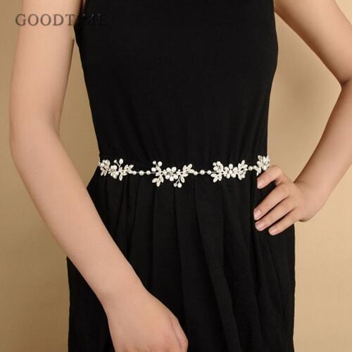Noble Pure Flower And Pearl Wedding Sash Belt Wedding Accessories Dress Belt Prepare By Diamond For The Bride Women Party