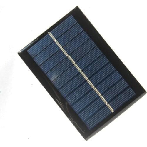 BUHESHUI Polycrystalline 1W 5V Solar Cell 100*70MM Solar Panel Charger For 3.7V Battery Light 10pcs