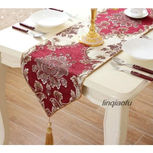 European coffee table table flag High-end luxury table cloth Nordic American table flag TV cabinet table flag