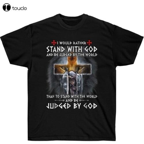 A Warrior Of God Knight Templar For Christian Men T-Shirt Cotton Trend Tee Shirt