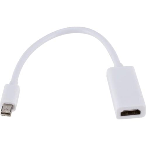 Thunderbolt Mini DisplayPort 1080P Male To Female DP to HDMI-compatible Adapter Cable For Apple Mac Macbook Pro Air