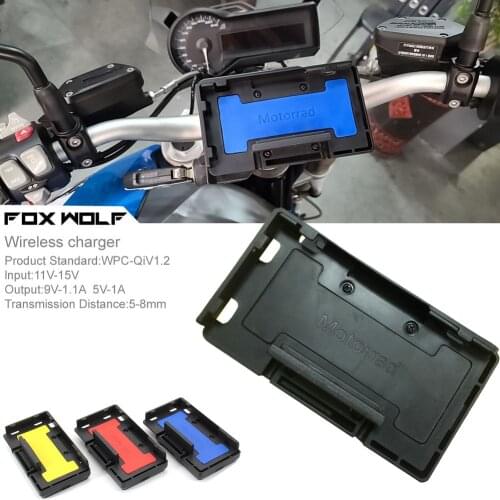 R 1200 GS Motorcycle wireless charger Navigation bracket Fast charge For BMW R1200GS R1250GS S1000XR F800GS F750GS GPS bracket