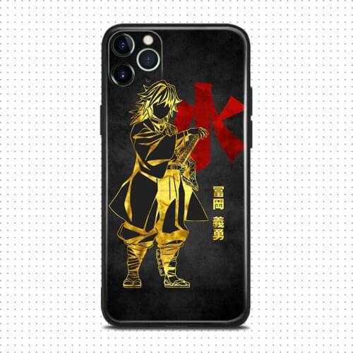 Giyu Tomioka Demon Slayer Kimetsu no Yaiba For iPhone se 6 6s 7 8 plus x xr xs 11 pro max soft silicone phone case cover shell