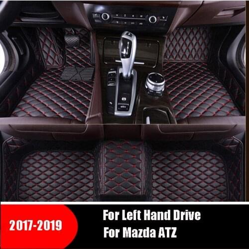 For Mazda ATZ 2019 2018 2017 Car Floor Mats Foot Mat Auto Accessories Carpet Car Styling Part interior decor floorliner