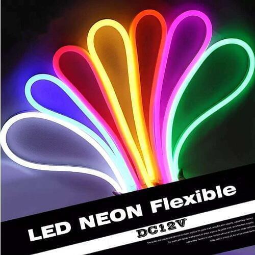 12V Neon LED Strip Light SMD2835 120LED/M High Safety IP67 Waterproof Outdoor Decorative Flexible Light