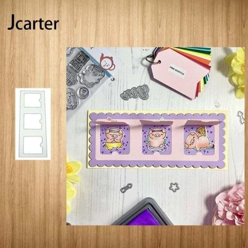 New Metal Cutting Dies Rectangle Photo Frame Stitching Craft Stencil Diy Scrapbooking Handmade Card Make Shape Album Decor Model