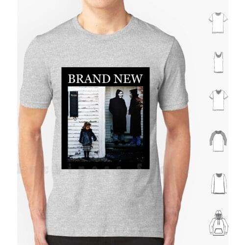 Cover T Shirt DIY Cotton Big Size 6xl Brand New Band Science Fiction Rock Emo Post Rock Indie Paramore Jimmy Eat World Blink 182