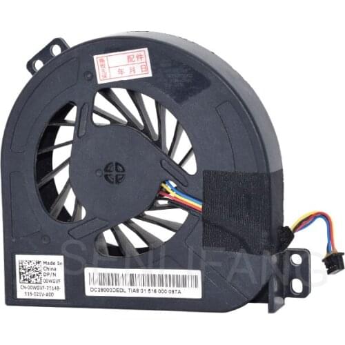For DELL Precision M4800 CPU Laptop Cooling Fan 00WGVF CN-00WGVF DC28000DEDL DC5V 0.45A