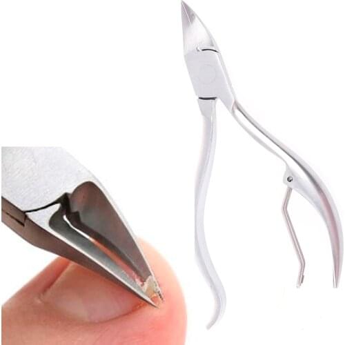 Professional Fingernail Toenail Cuticle Nipper Trimming Stainless Steel Nail Clipper Cuticle Scissor Plier Manicure Tool