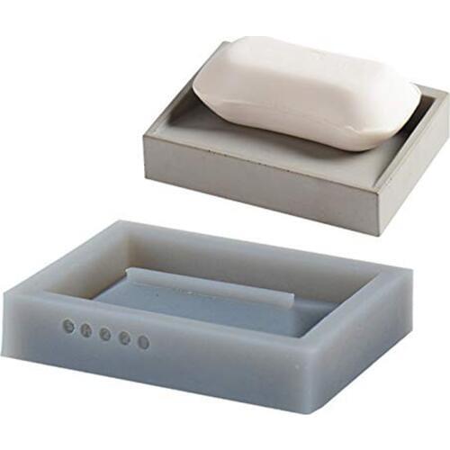 Silicone Concrete Mold Handmade Cement Soap Dish Mould Nordic Original Ornaments Tool