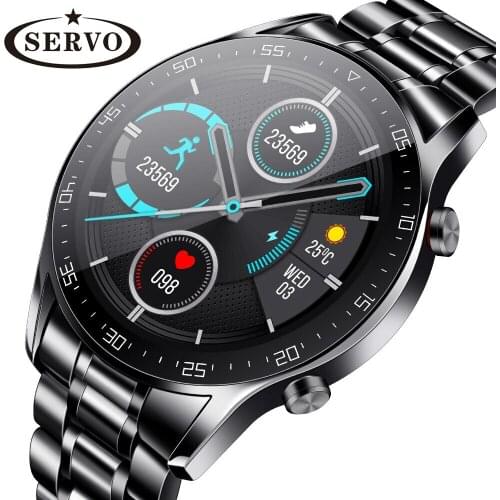 SERVO 2021 IP68 Waterproof Bluetooth Smart watch ECG Heart rate Sports Fitness Customize Watch Face Mens Watches For Androd IOS
