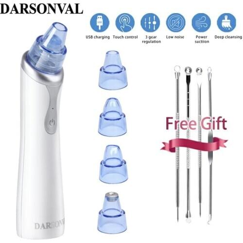 DARSONVAL blackhead remover tools for acne pore cleaner face care beauty blackhead vacuum cleaner black dots pimple remover tool