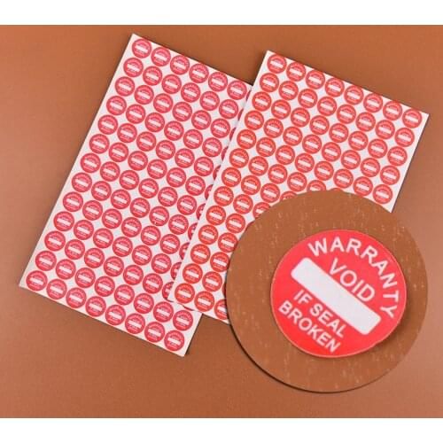 Sticker10mm x 10mm strong universal guaranteed VOID sticker 2sheets(total 208Pcs) adhesive warranty fragile seal label