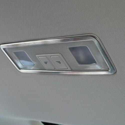 For Volkswagen VW Golf 7 MK7 Stainless Steel Car Inside Rear Reading Lamp LED Light Cover Trim 1pc Car-Styling