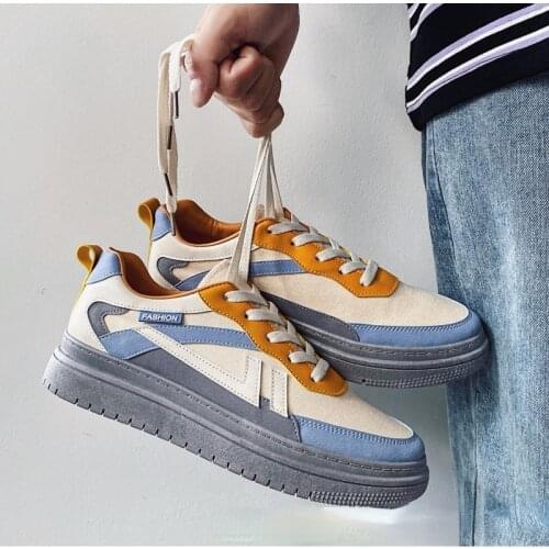 Comfortable Soft Shoes New Man High Top Leisure Shoes Zapatillas Hombre Fashion Men Casual Shoes Breathable Lace-up Sport Shoes