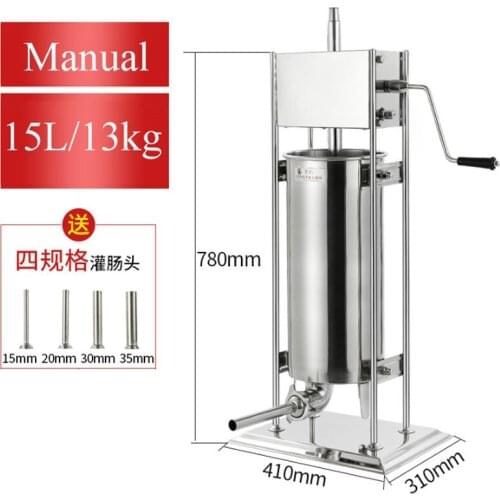 Sausage making machine for sausage blood sausage enema machine